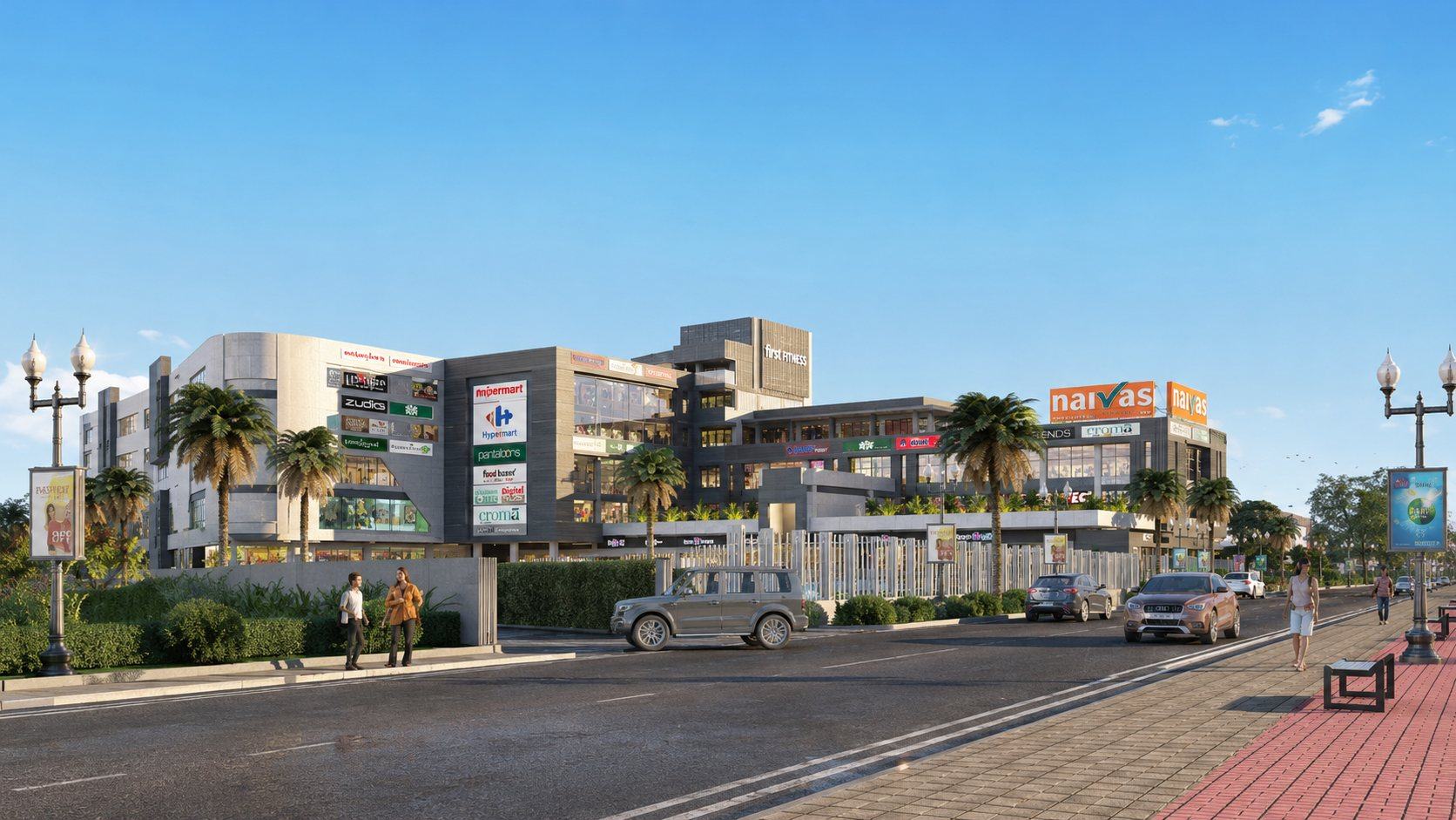 Nyali Bazaar commercial project render